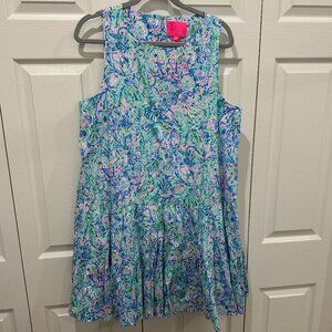 Lilly Pulitzer Trina Dress Surf Blue Soleil It On Me